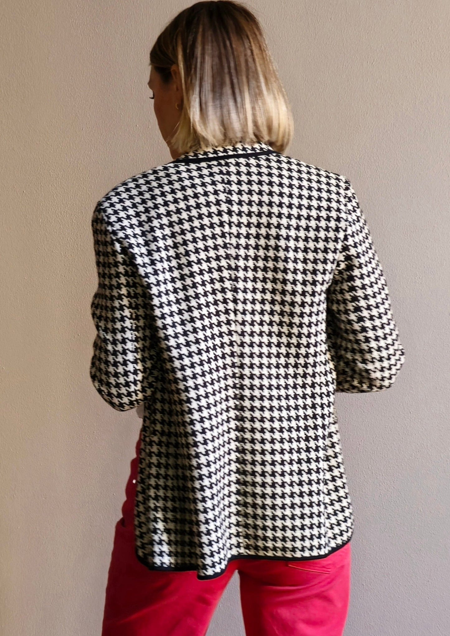 Max Mara pied de poule blazer