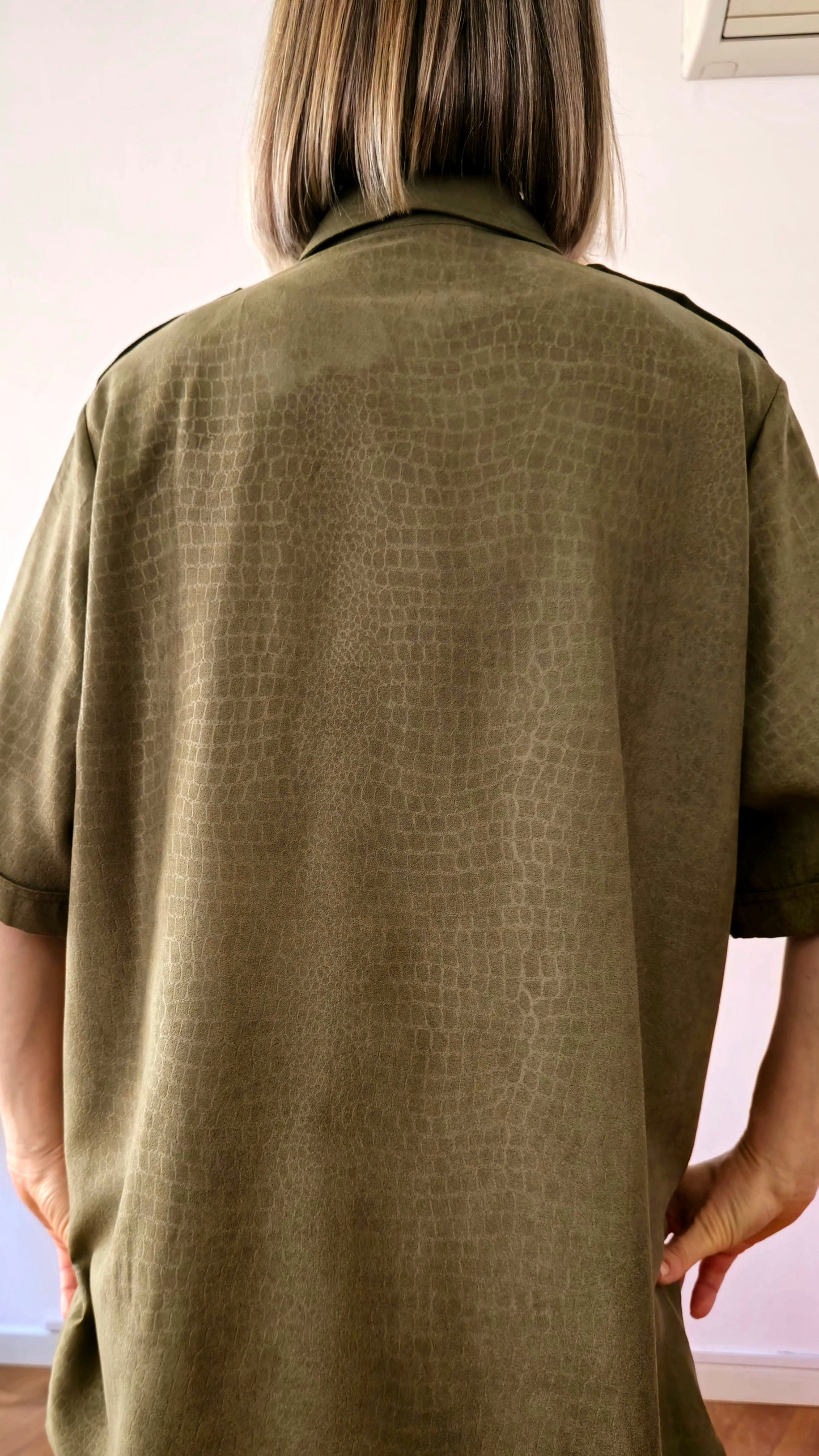 Camicia verde pittone