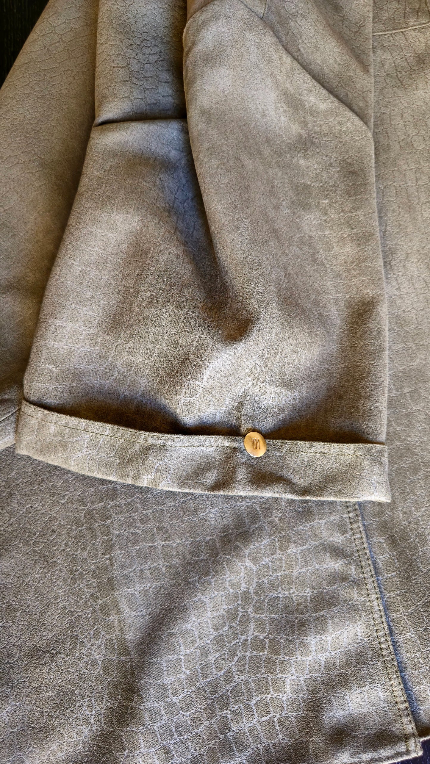 Camicia verde pittone