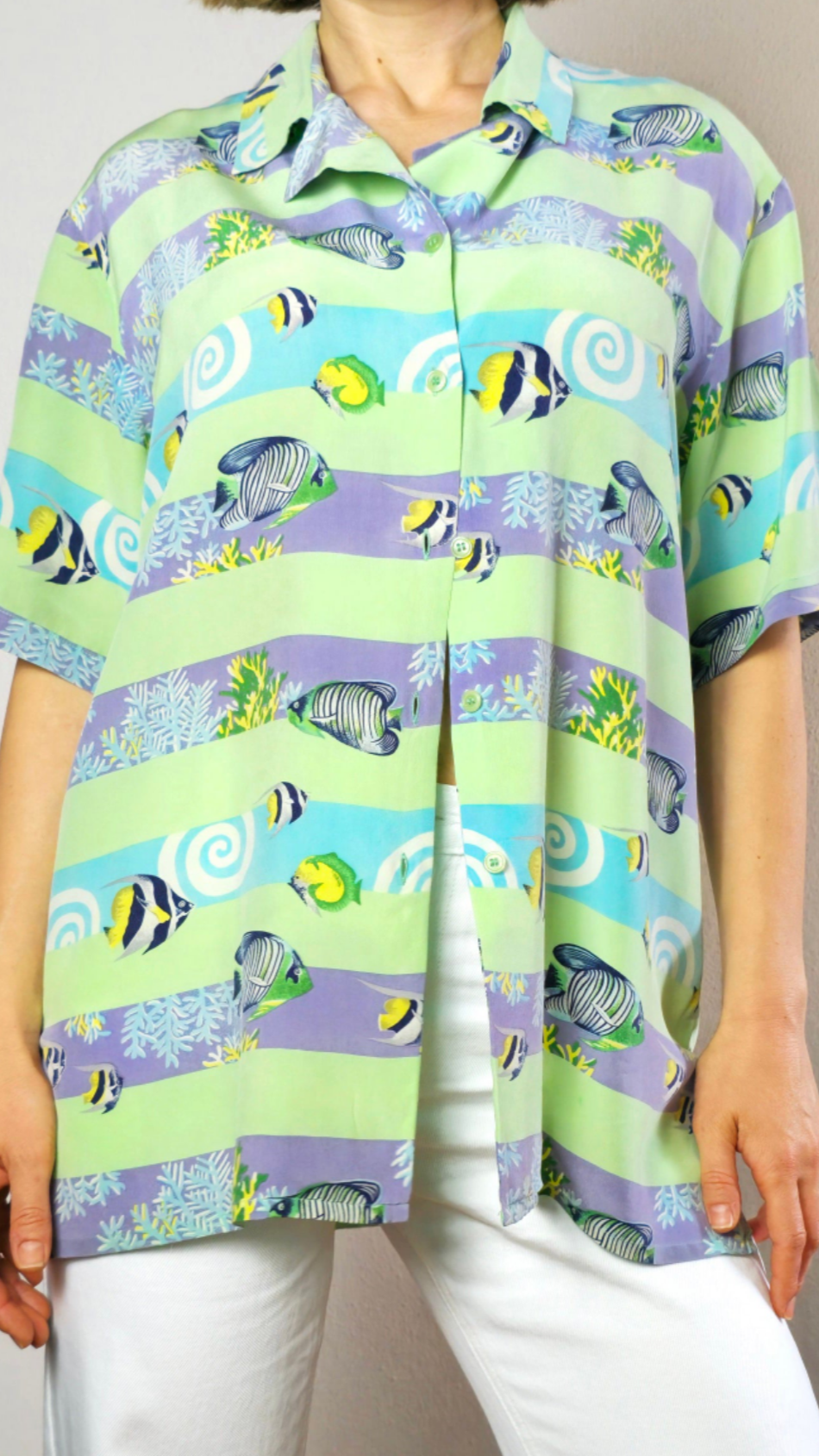 Nemo dance silky shirt