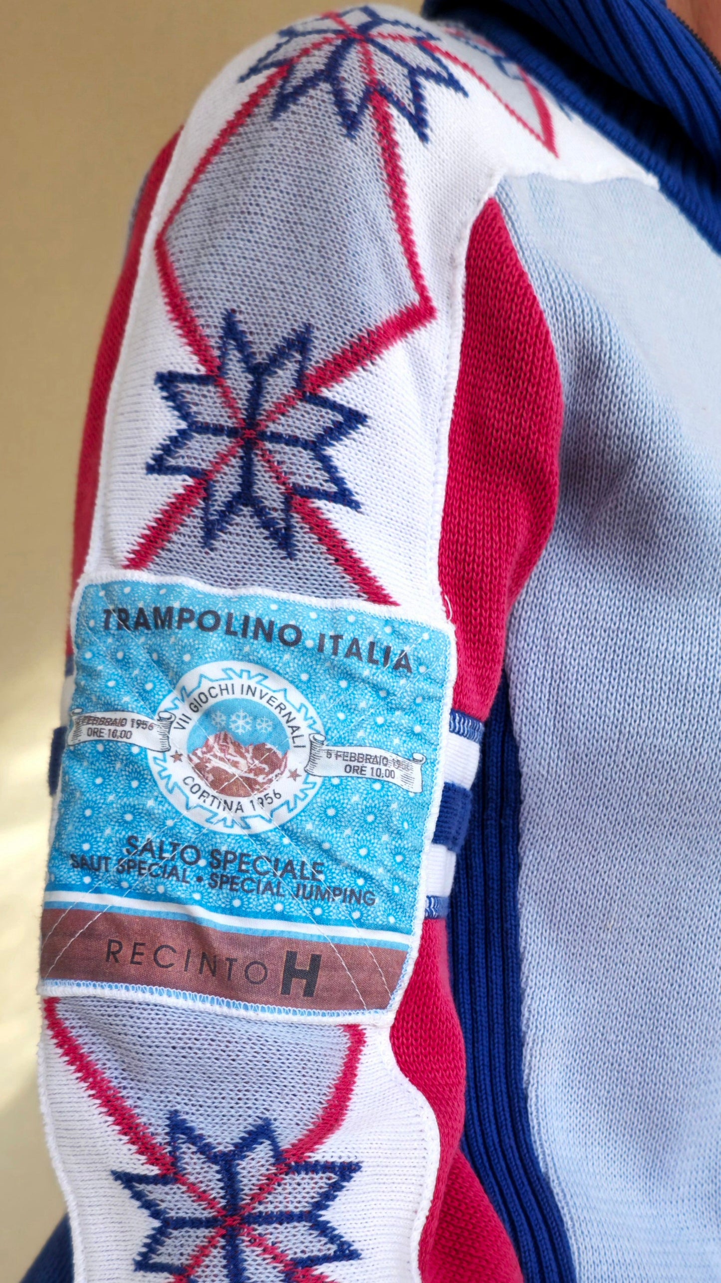 Olimpiadi Cortina 1956 maglioncino trampolino USA