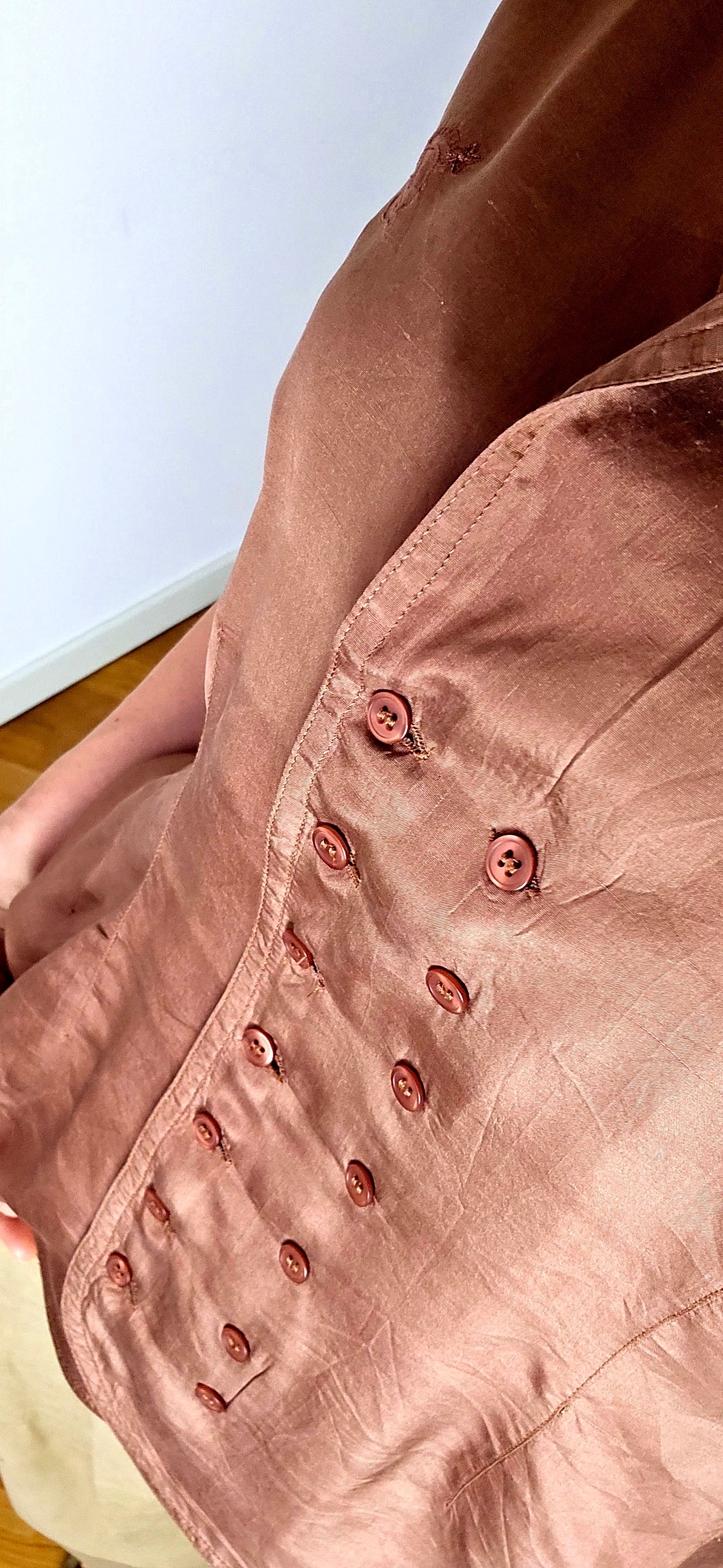 Le comte silky cioccolate shirt
